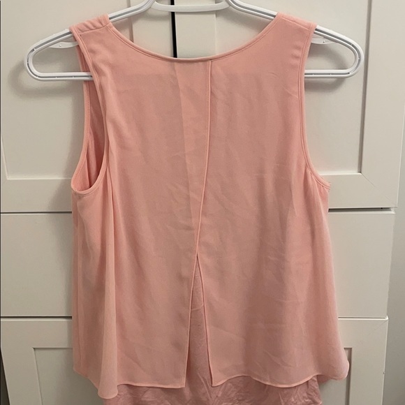 Pink Fancy Sleeveless Flowy BCX Tank Top - Picture 3 of 9